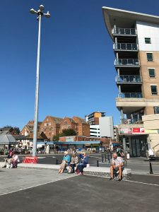 Poole Quay flood defences 2019