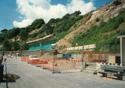 The 1993 landslip at Canford Cliffs
