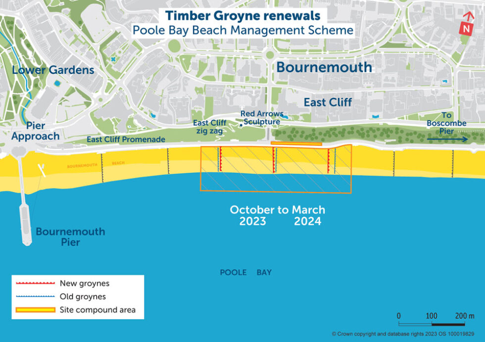 Timber Groyne Renewal Winter 2023 24 Poole Christchurch Bays Flood   SMP03 Web 980x691 